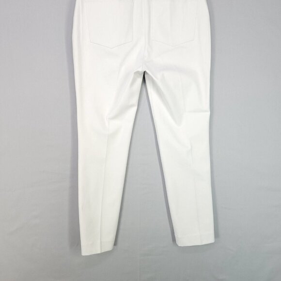 Spanx Ankle Straight Pant On The Go Shaping Silver Lining Small Office Casual - Picture 13 of 16